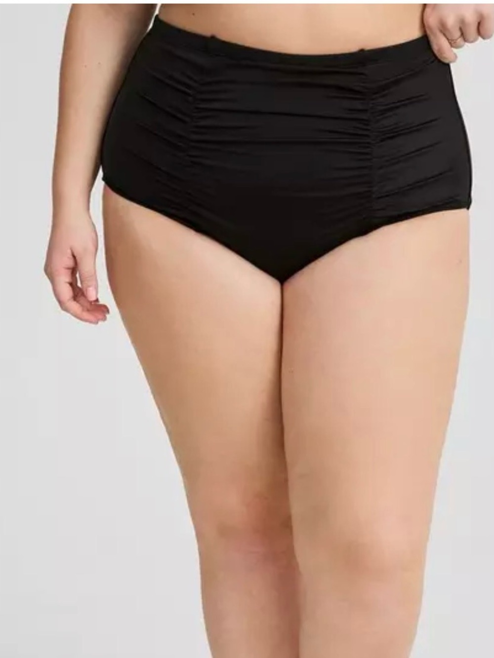 NWT Torrid High-Rise Ruched Cheeky Swim Bottom Size 4x (26)